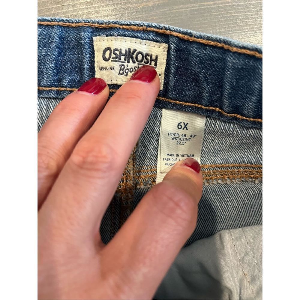OshKosh Bgosh Girls Denim Skirt Size - Picture 4 of 6